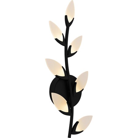 Quoizel Flores Wall Led Light Matte Black PCFLR8708MBK